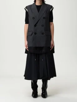 Gilet Sacai in lana e nylon