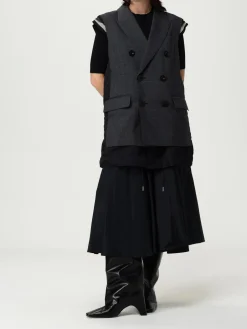 Gilet Sacai in lana e nylon