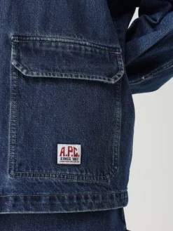 Giubbotto A.P.C. in denim di cotone