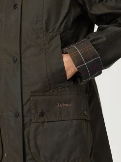 Giubbotto Barbour in cotone cerato