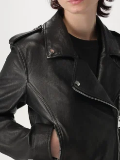 Giubbotto biker Dondup in pelle