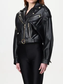 Giubbotto biker Just Cavalli in pelle