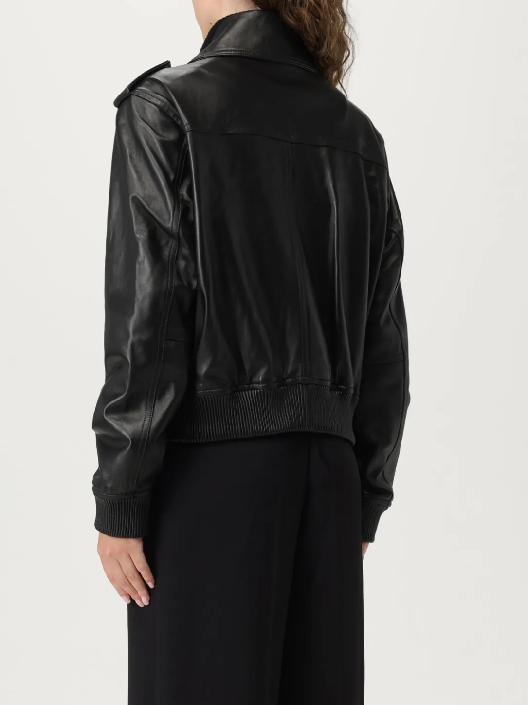 Giubbotto biker Michael Kors in pelle