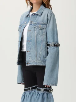 Giubbotto Coperni in denim con fettucce