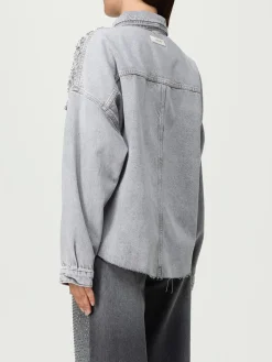 Giubbotto Liu Jo in denim con strass