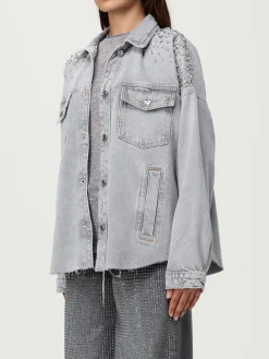 Giubbotto Liu Jo in denim con strass