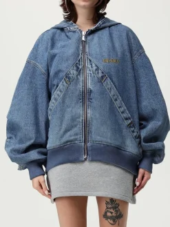 Giubbotto The Attico in denim di cotone