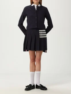 Gonna a pieghe Thom Browne in lana