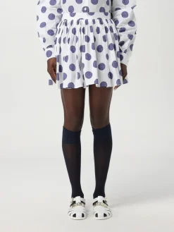 Gonna a pois Moschino Couture in cotone