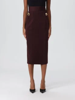 Gonna a tubino con logo Elisabetta Franchi