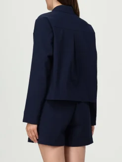 Gonna a tubino in cotone Ea7