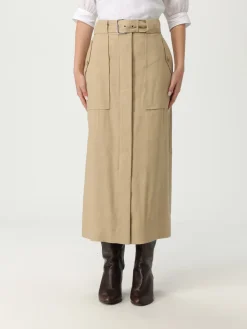 Gonna Alberta Ferretti in misto lino