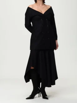 Gonna asimmetrica Alberta Ferretti in crêpe