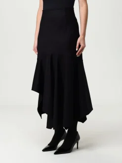 Gonna asimmetrica Alberta Ferretti in crêpe