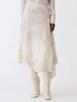 Gonna asimmetrica Fabiana Filippi in seta