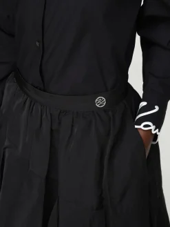 Gonna asimmetrica Karl Lagerfeld in crêpe