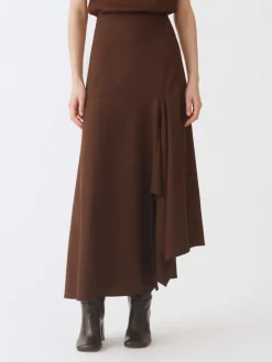 Gonna asimmetrico Fabiana Filippi in misto lana