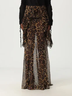 Gonna Blumarine in seta animalier