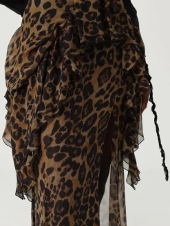 Gonna Blumarine in seta animalier