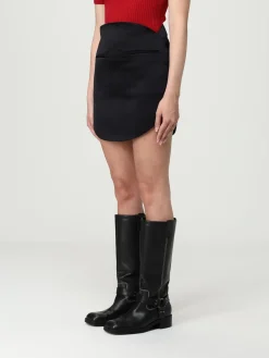 Gonna Courrèges in crêpe