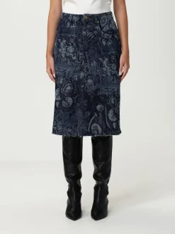 Gonna di jeans stampata Tory Burch