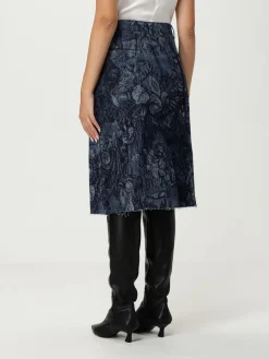 Gonna di jeans stampata Tory Burch