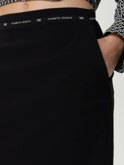 Gonna Elisabetta Franchi in crêpe stretch