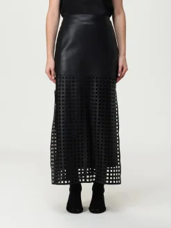 Gonna Emporio Armani in pelle traforata