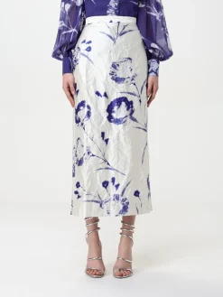 Gonna erdem in seta stampata