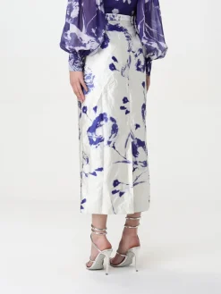 Gonna erdem in seta stampata