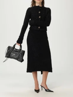 Gonna in misto cotone bouclé Balenciaga