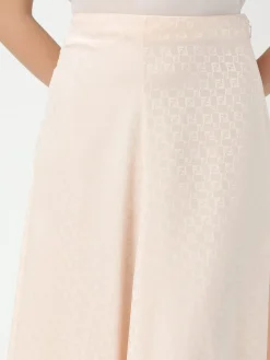 Gonna in seta FF Fendi