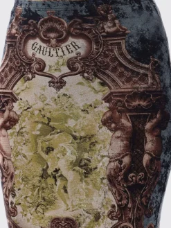 Gonna Jean Paul Gaultier in jersey con stampa grafica