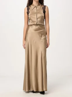 Gonna lunga Alberta Ferretti in raso