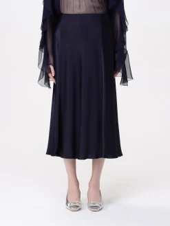 Gonna midi Alberta Ferretti in raso