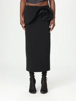 Gonna midi con fiore Magda Butrym