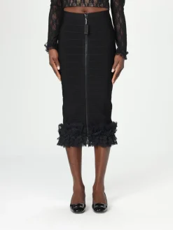 Gonna midi con zip Self-Portrait