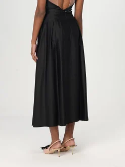 Gonna midi Elisabetta Franchi in raso