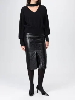 Gonna midi Federica Tosi in pelle