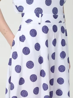 Gonna Moschino Couture in cotone a pois