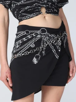 Gonna Paco Rabanne in jersey stampato