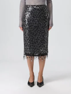 Gonna Passaparola con paillettes e cristalli Pinko