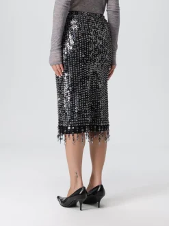 Gonna Passaparola con paillettes e cristalli Pinko