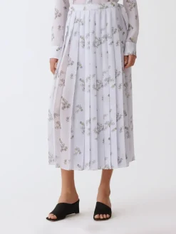 Gonna plissettata a fantasia floreale Fabiana Filippi