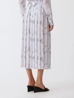 Gonna plissettata a fantasia floreale Fabiana Filippi
