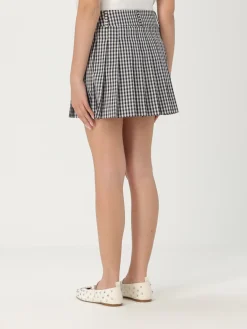 Gonna plissettata Liu Jo a quadretti in misto viscosa