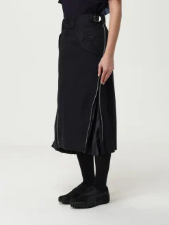 Gonna plissettato Sacai in misto lana