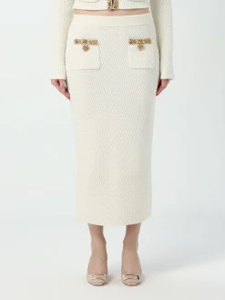 Gonna Self-Portrait in misto lana e cotone