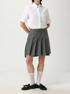 Gonna Thom Browne in lana a pieghe