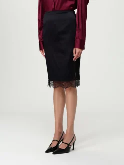 Gonna Tom Ford in seta con inserti in pizzo